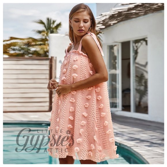 Little Gypsie's Sling Strap Loose Fit Dress - Picture 13 of 15